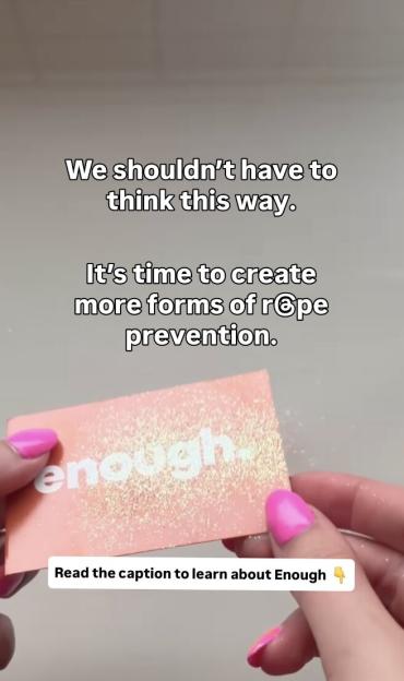 Charity Faces Backlash for Suggesting Women Use Glitter as a Rape Prevention Tactic