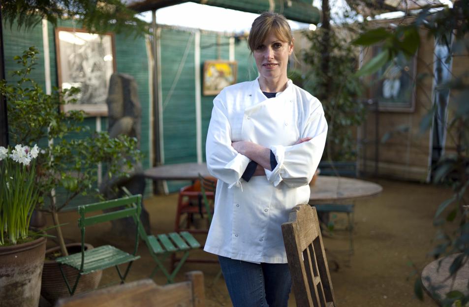 Skye Gyngell, owner of Petersham Nurseries Cafe, who won her first Michelin Star.