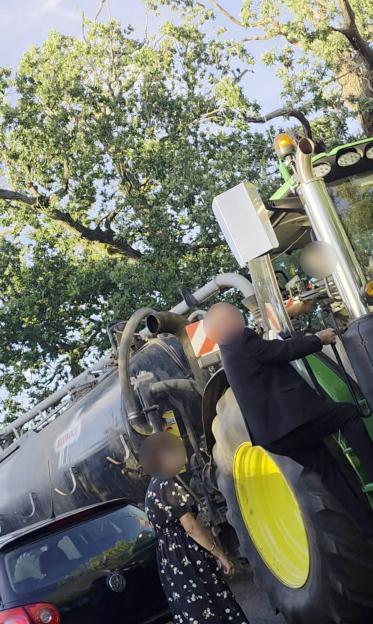 Tractor driver allegedly attacked after road-rage row on narrow country lane