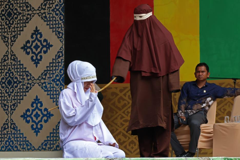 Public Caning Sentences Executed For Sharia Law Violations In Aceh, Indonesia, Banda Aceh - 17 Sep 2026