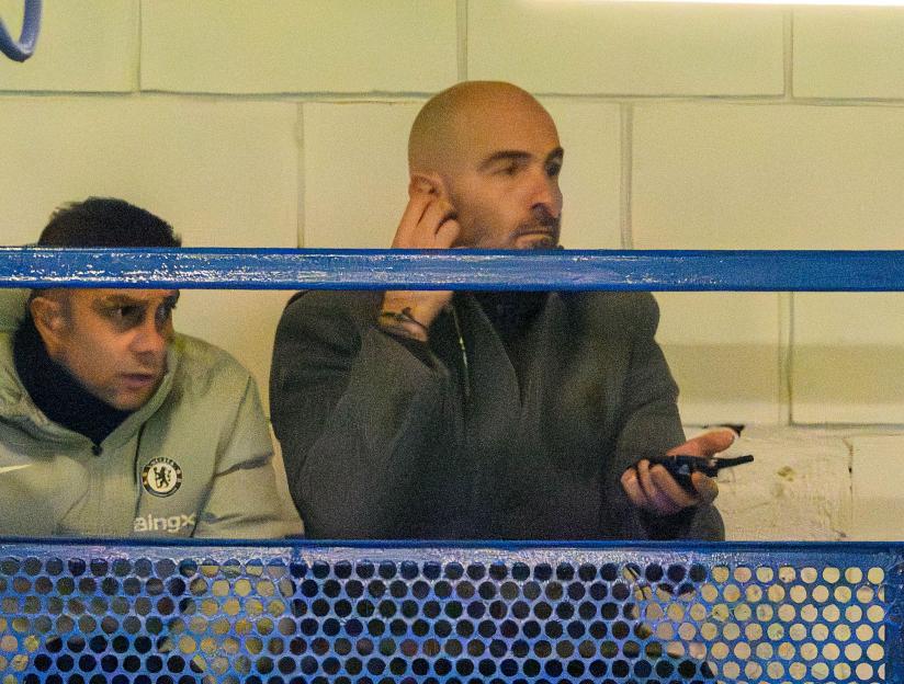 London, UK. 27th Dec, 2025. Chelsea v Aston Villa - Premier League - Stamford Bridge. Suspended Chelsea Manager Enzo Maresca watches on from the stands at Stamford Bridge. Picture Credit: Mark Pain/Alamy Live News