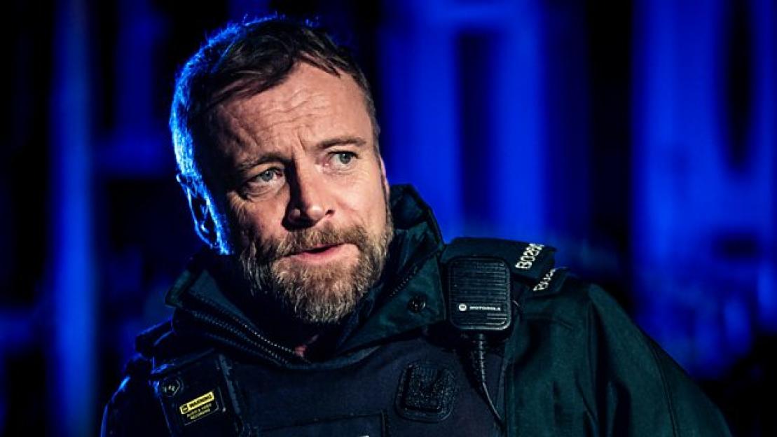 Richard Dormer in "Blue Lights" as a PSNI officer.