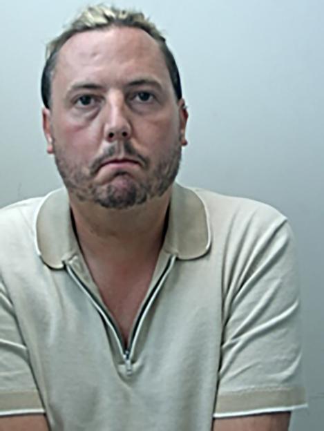 Jamie Varley court case mugshot.