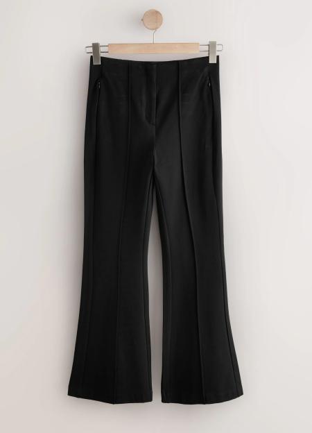 Next Black Sculpting Bootcut Trousers.