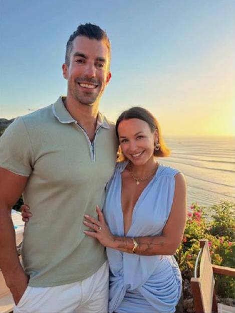 Stella Mickunaite and Filip Gregov smiling together.