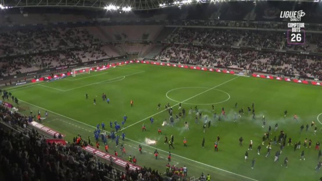 'Chaos Erupts as Sir Jim Ratcliffe's Nice Faces Relegation Play-Off Amidst Fan Protests and Clashes with Police'