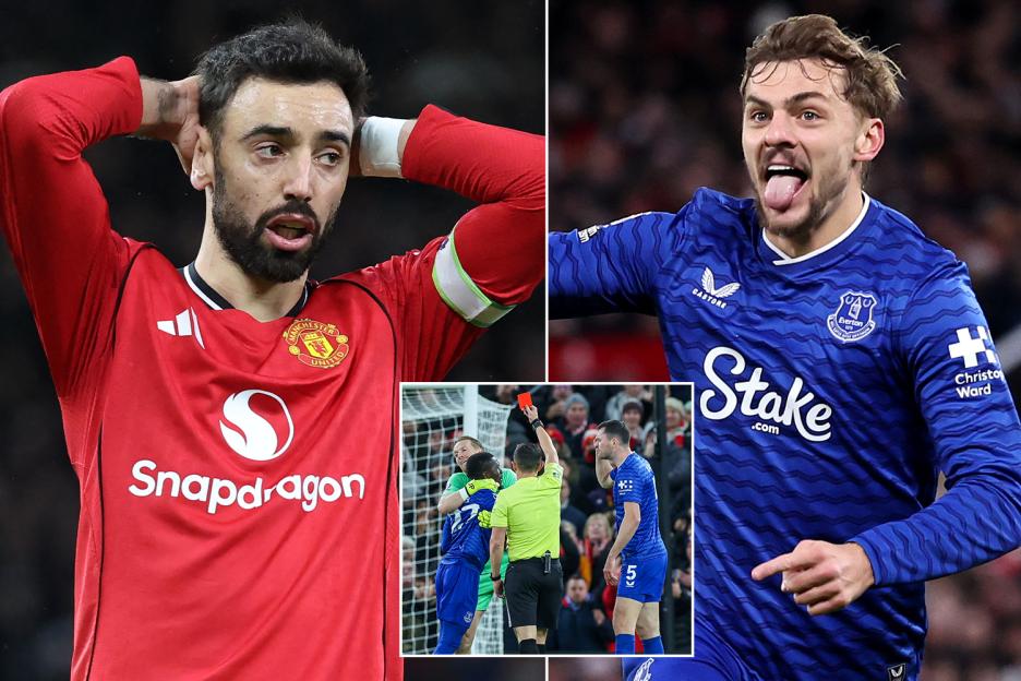 Man Utd 0 Everton 1: Amorim’s anniversary ends in dismal defeat as Toffees outclass Red Devils despite bonkers red card