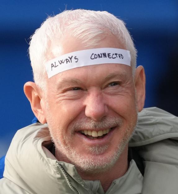 Chelsea's Legendary Wrestling Masseur Sports Bold Message on His Forehead During Training for Pafos Showdown