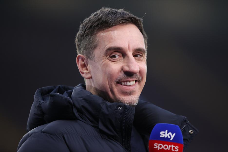 'Gary Neville Explains His Controversial Celebration of Man City's Goal—Arsenal Fans Are Not Happy!'