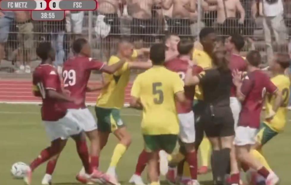 Female Referee Sustains Concussion After Being Collided With by Fighting Male Players During Friendly Match in France
