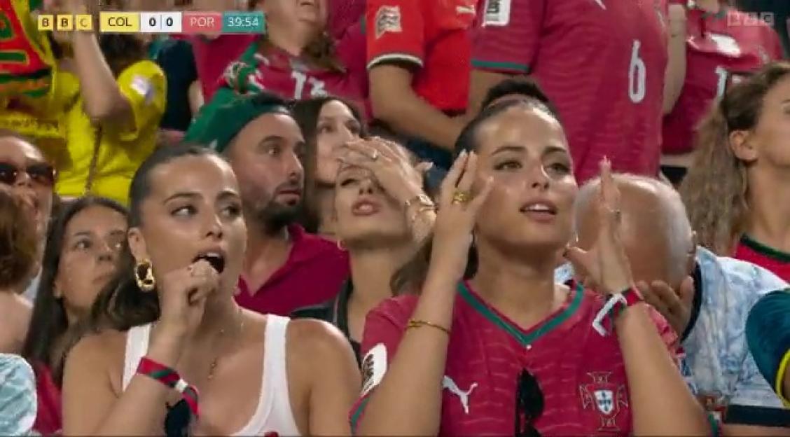 'Portugal's Glamorous Wag and Her Twin Sister Steal the Show with Their Hilarious Reaction to Ronaldo's World Cup Draw'