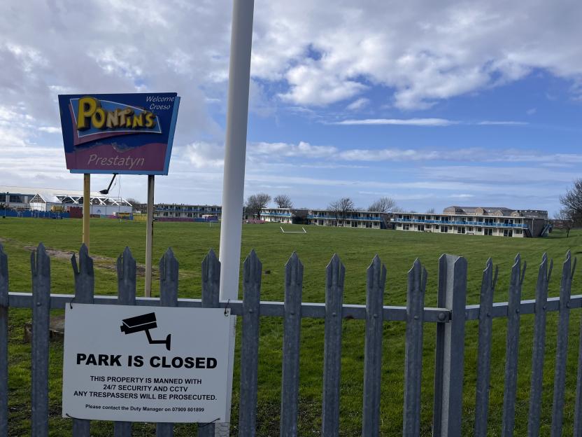 Former Pontins holiday park in Prestatyn