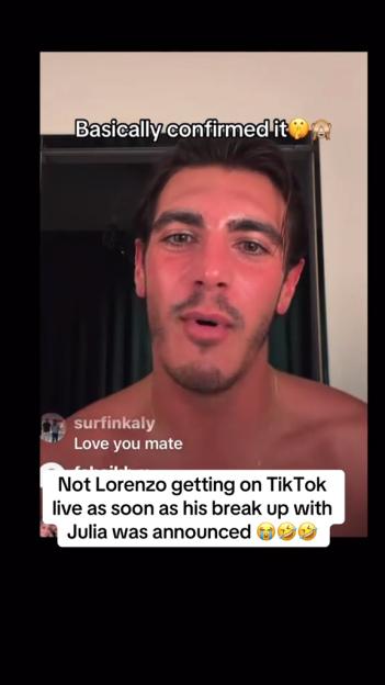 Love Island's Lorenzo Opens Up About Breakup with Julia Following Heated NTAs Dispute