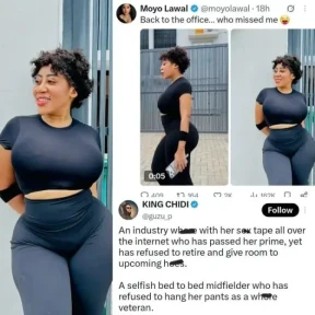 ‘You are pained because I left a feeble brained man’ — Moyo Lawal fires back