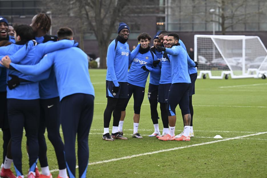 Chelsea Training and Press Conference