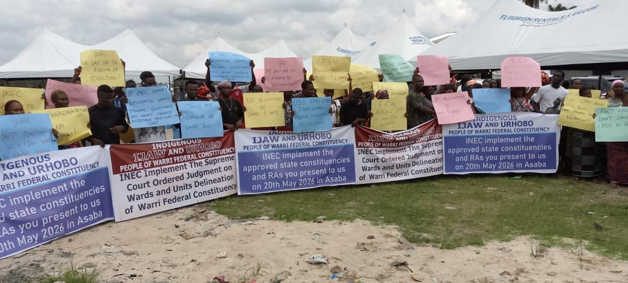 Ijaws and Urhobos Rally Against Alleged Interference in Warri Federal Constituency: 'Let INEC Do Its Job!'