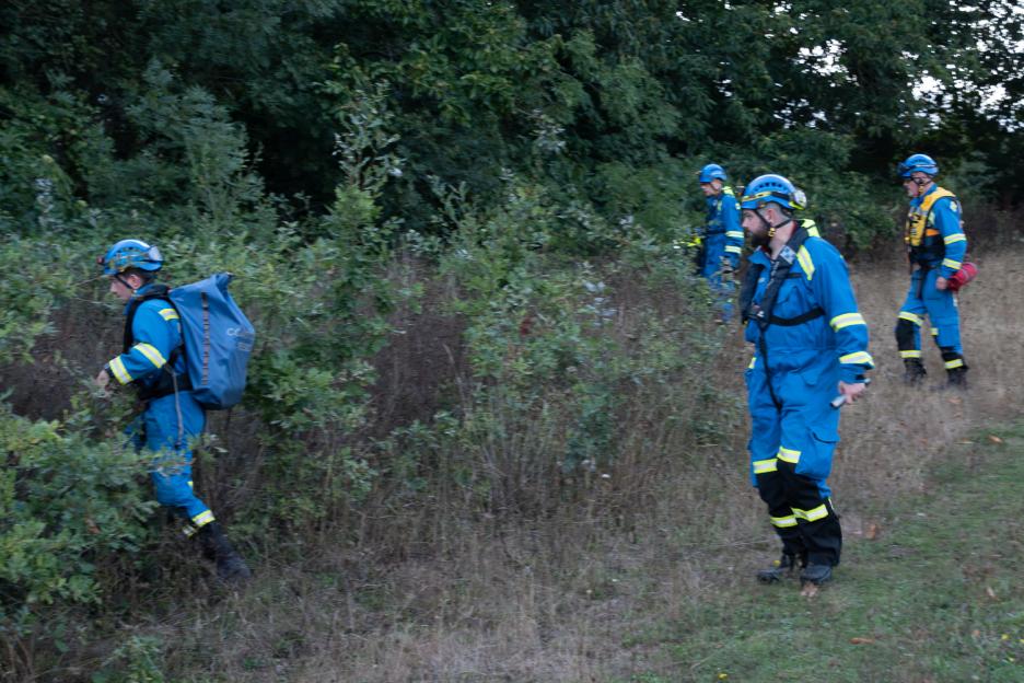 Coastguard teams search for a missing three-year-old in Brantham, Suffolk.