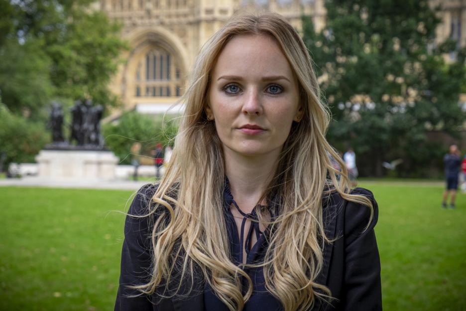 Lissie Harper, the widow of PC Andrew Harper, whose killers' sentences for manslaughter will not be changed.