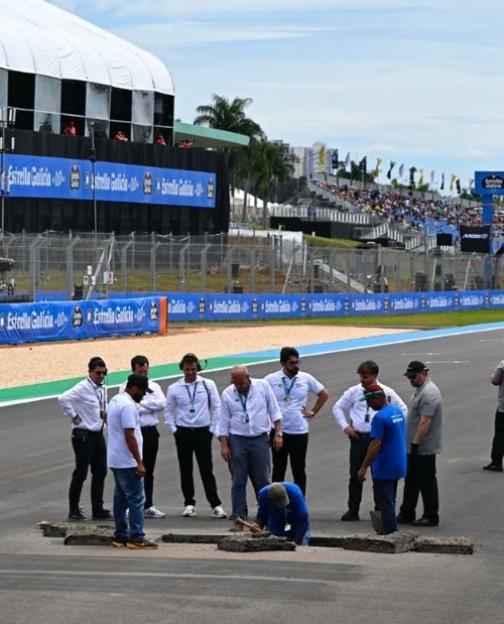 'Major Sporting Event in Jeopardy as Giant Sinkhole Emerges at Crucial Location'