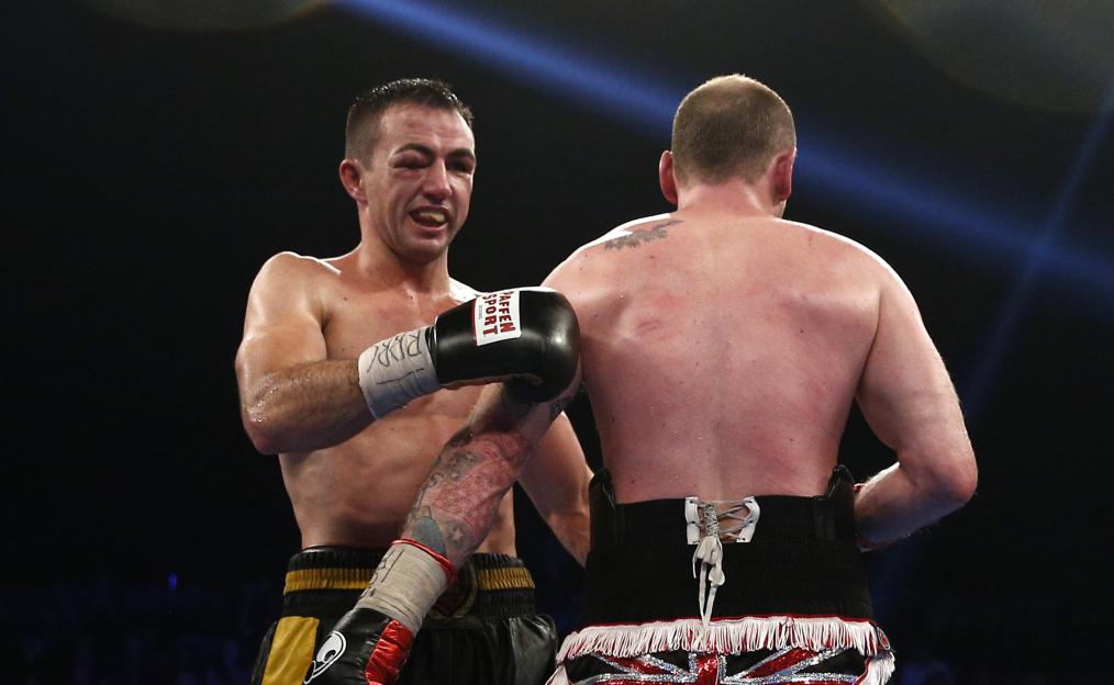 Eduard Gutknect after his fight with George Groves