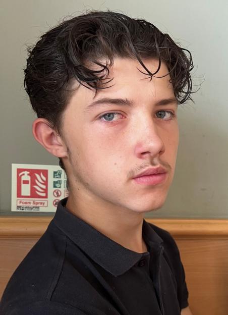 Declan Berry, 18, who is missing after his car entered the River Nene.