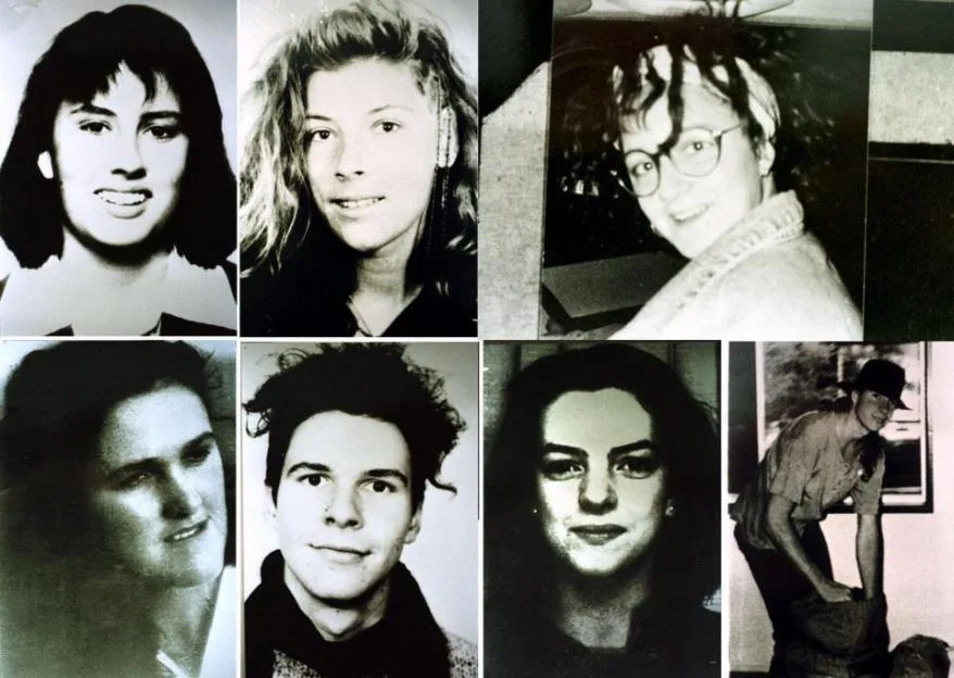 COMBO PHOTO OF BACKPACKER MURDER VICTIMS
