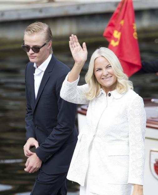 Norwegian Royal Silver Jubilee Tour - Visit to Trondheim