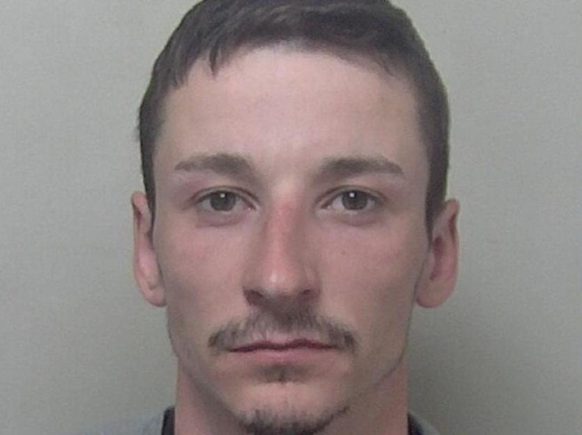 Mugshot of Jamie Sutton, the drug driver.