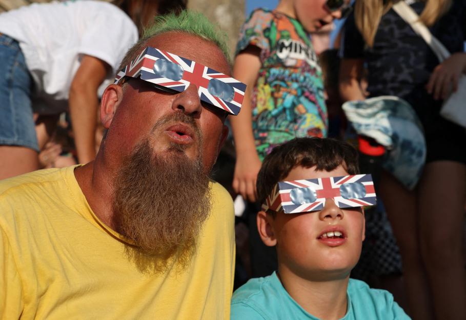 "Don't Toss Those Eclipse Glasses! Brits Urged to Keep Rare Specs After Long Queues Across the UK"