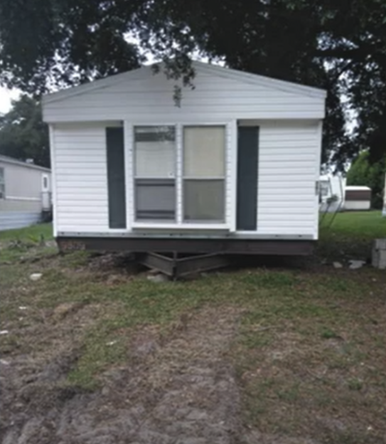 The house where a family was murdered.