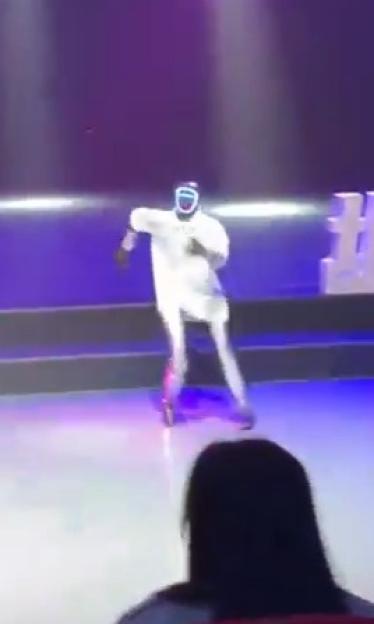Dancing Robot's Epic Faceplant Steals the Show During Billie Jean Routine!