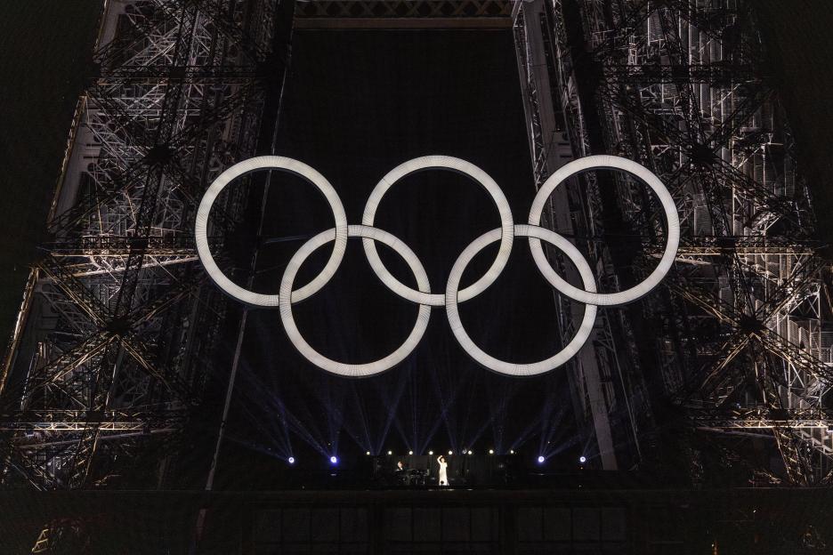 Opening ceremony at The Trocadero.