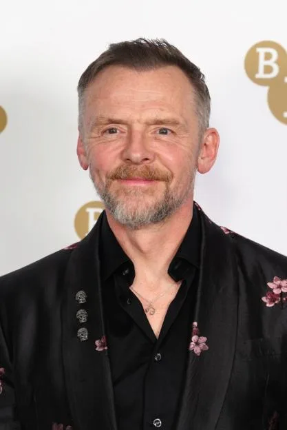 Simon Pegg arriving at the annual BFI Chair’s Dinner.