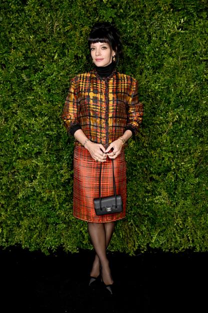 Lily Allen attending the Charles Finch & Chanel pre-BAFTA Party.