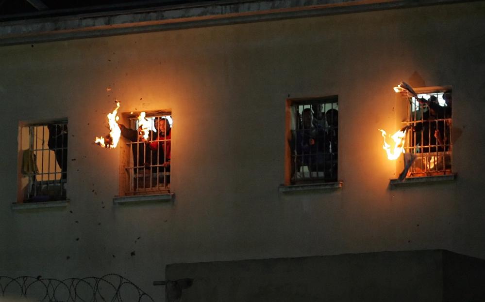 GREECE-PRISON-PROTEST