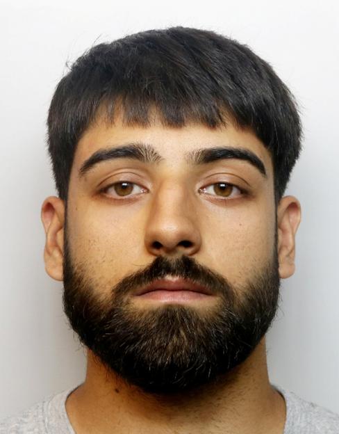 Moment thug stabs man twice with zombie knife after row erupts in street