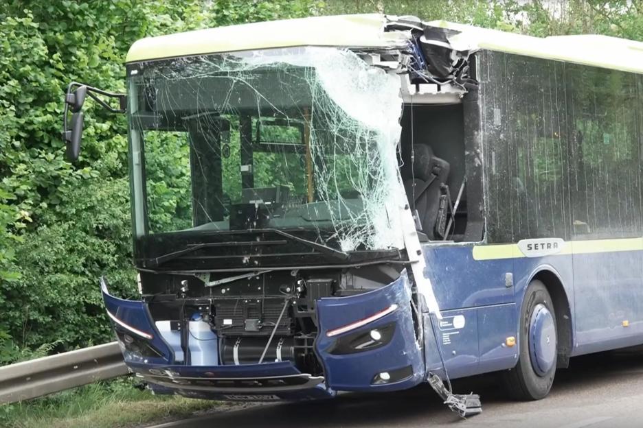Tragic Collision: Schoolboy Killed as Two Buses Collide, Leaving Students and Teacher in Critical Condition