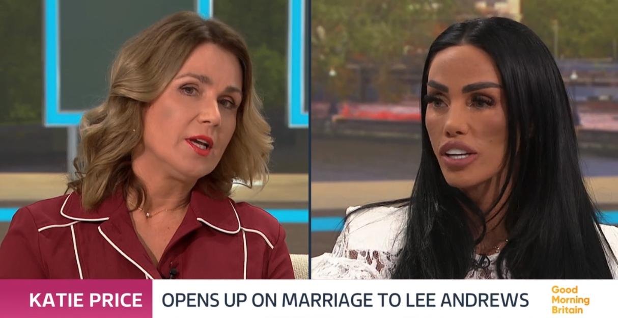 Katie Price Reveals She's Struggling with Weight Loss, While Susannah Reid Voices Concern Over 'Very Skinny' Star