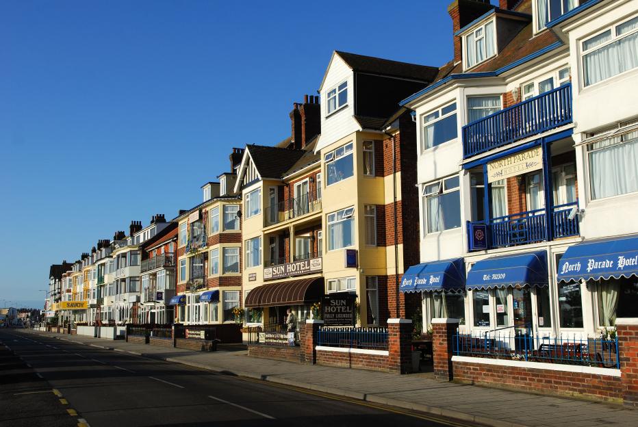 Skegness North parade Hotels.