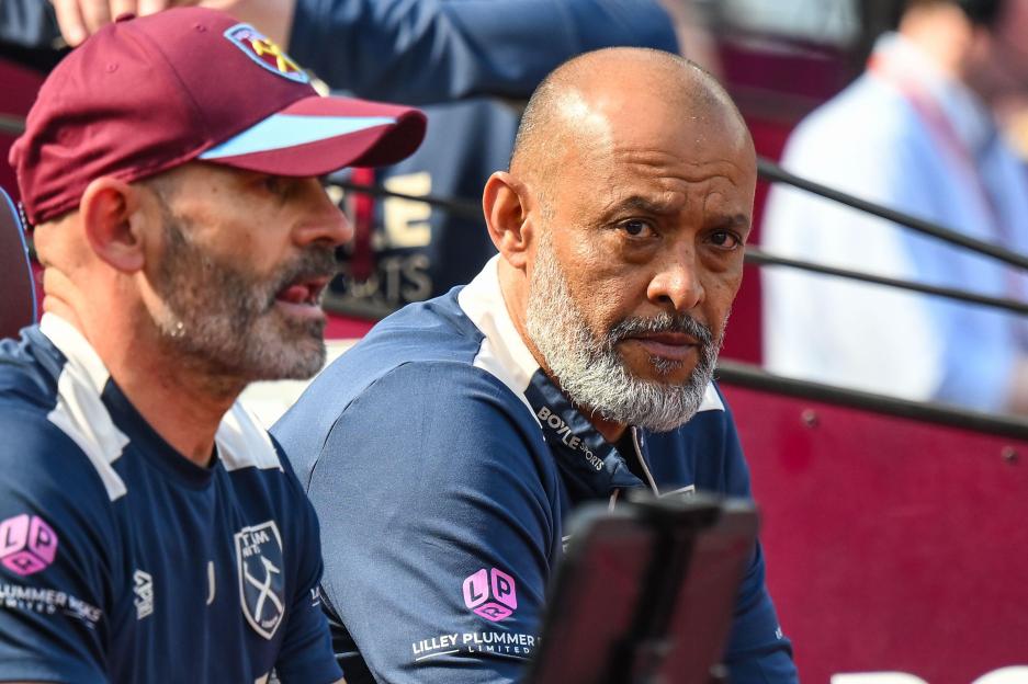 Nuno Espirito Santo Manager of West Ham United during the Premier League match between West Ham United and Leeds United at the London Stadium, Stratford on Sunday 24th May 2026. (Photo: Kevin Hodgson | MI News)