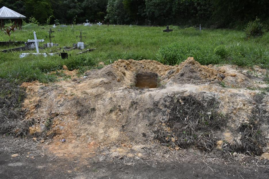 TRINIDAD AND TOBAGO-CRIME-CEMETERY