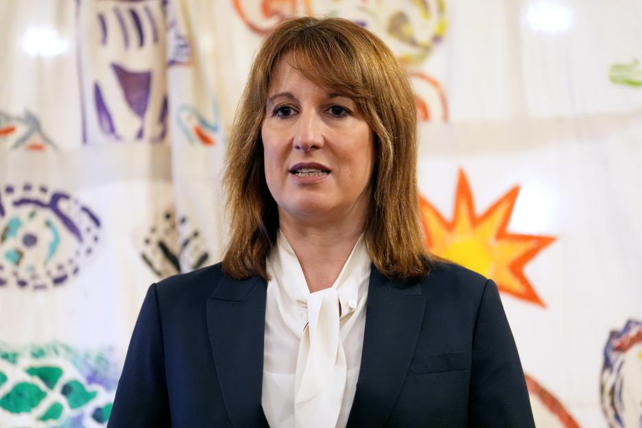 Chancellor Rachel Reeves speaking at Calthorpe Community Gardens.