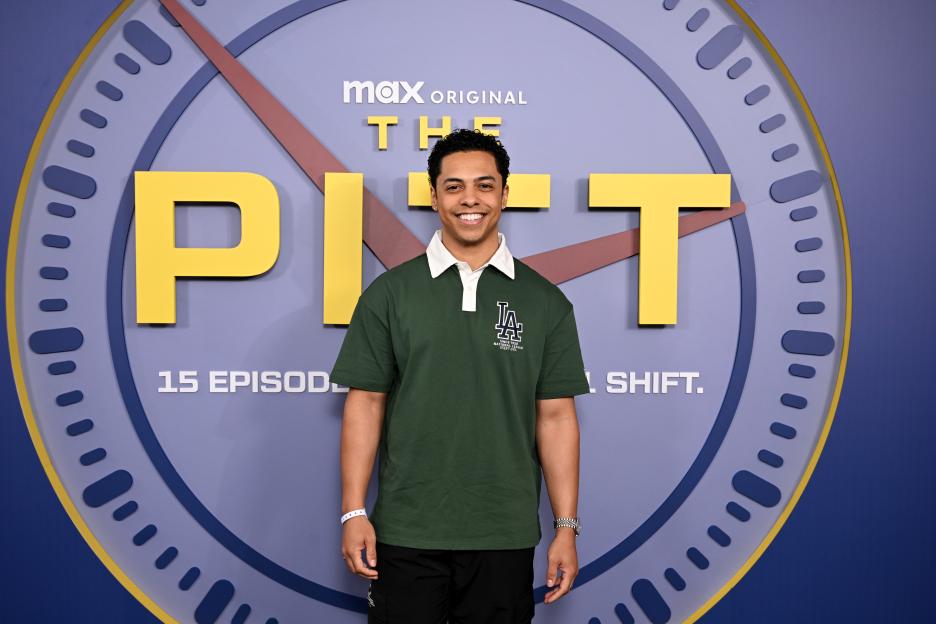 Zack Morris at the special screening of "The Pitt" for the launch of HBO Max.