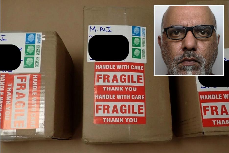 Royal Mail Employee, 50, Sentenced for Stealing £1.2M in Drug-Filled Parcels