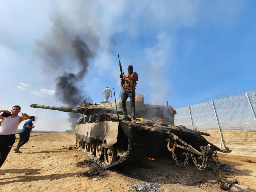 Clashes between Palestinian factions and Israeli forces