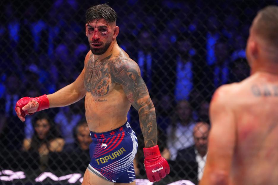 Unbeaten UFC Star, 29, Unrecognizable After Shocking Injuries Leave Face Swollen and Bloodied in White House Upset