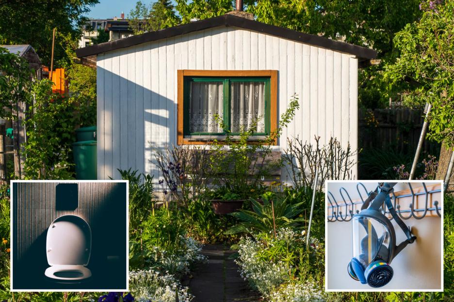 Couple Dons Respirators Outdoors After $200K Lawsuit Over Neighbor’s Stinky Tiny Home