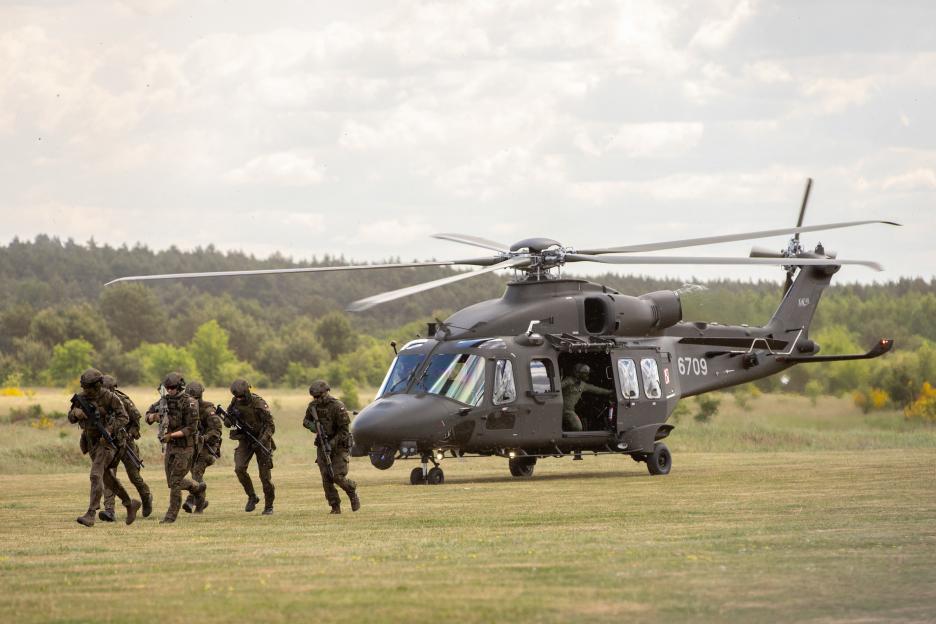 Military exercises 'Polish Apache Initiative 4 / European HIMARS Initiative 8' held in Poland
