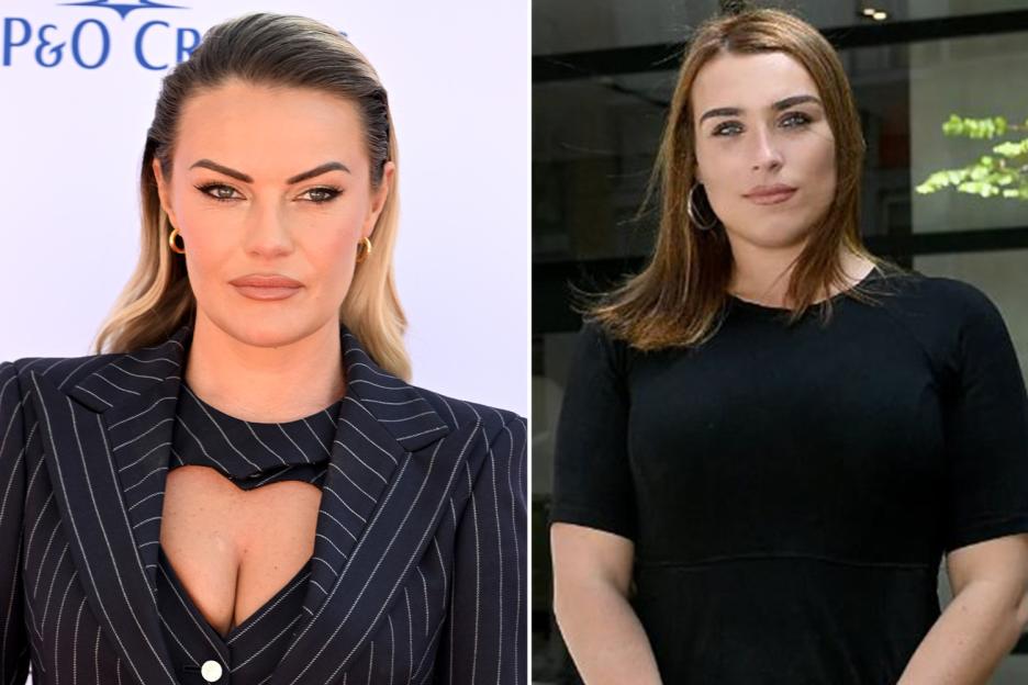 Collage of two women, one with blonde hair and the other with brown hair.