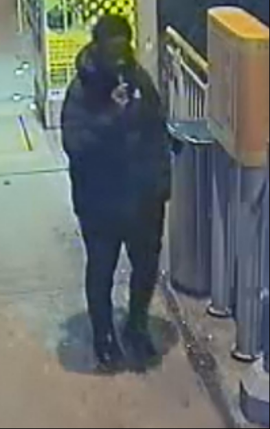 Suspect at Newton Heath tram stop.